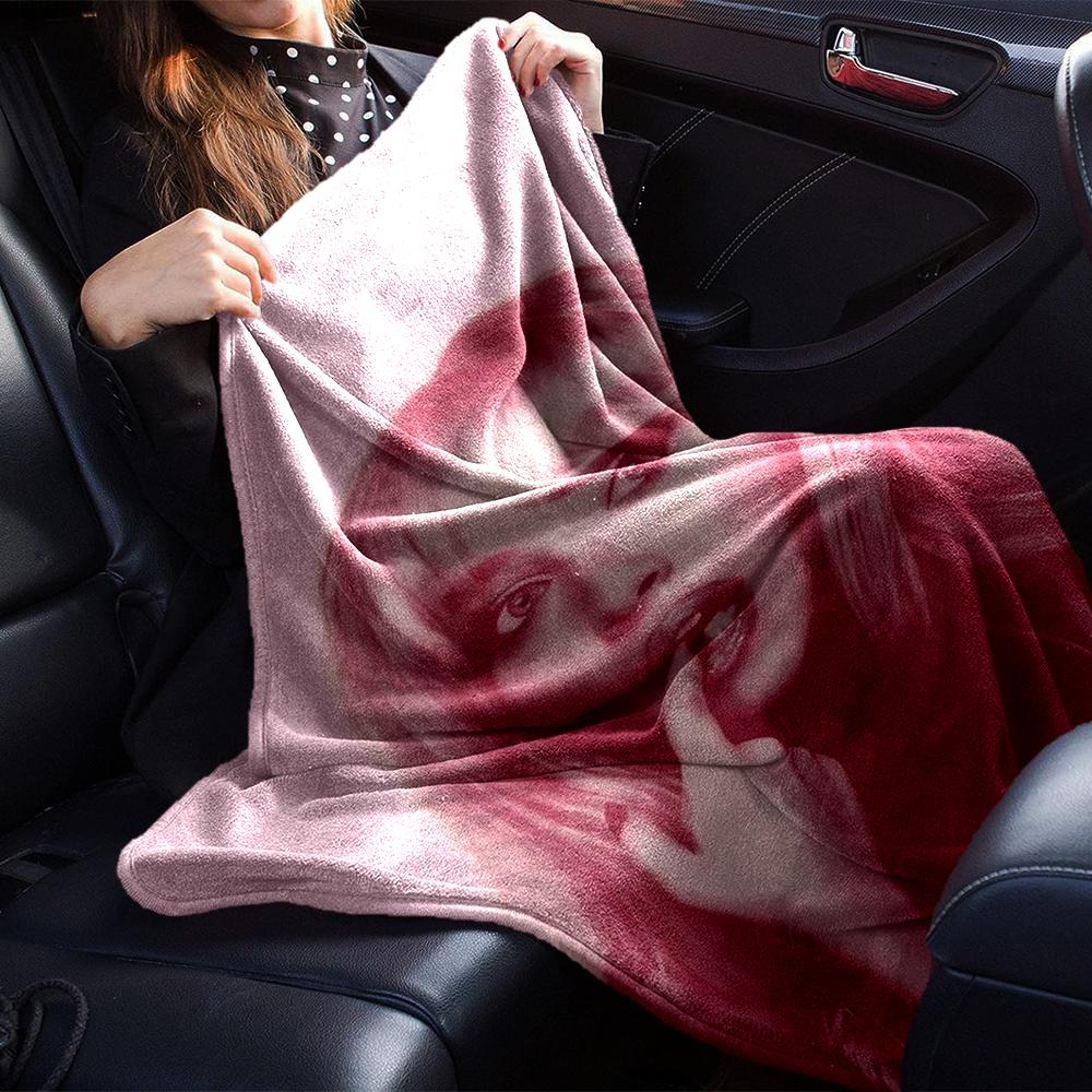 Sabrina Carpenter Blanket Soft Throw Blanket For Home Bedroom Bed Sofa Travel Office Solid Christmas Blanket