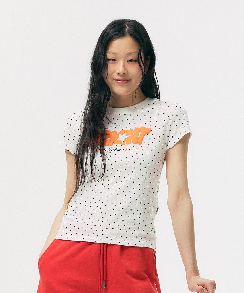 FALLETT Small Star T-Shirt White