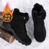 Men's Winter Waterproof Anti-Slip Plush Lined Snow Boots 2026 Outdoor Hiking Casual Shoes Comfortable Warm Boot