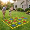 Noughts & Crosses-Toe Toss Game with Easy To Set Up for Park, Parties