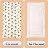 Soft Cotton and Velvet Dotted Stroller Pad - Comfortable Cushion for Autumn and Winter