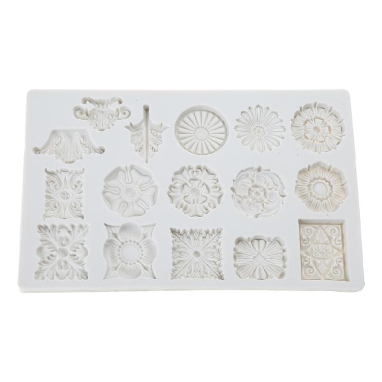 

Stone Silicone Fondant Chocolate Mold Cake Decorating Tool Baking Accessories 1