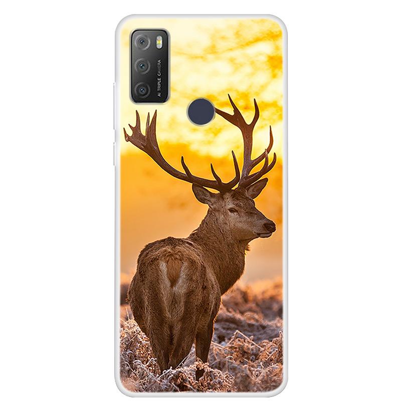 Pro Alcatel 1S 2021 Case Luxusní silikonový TPU měkký kryt na telefon pro Alcatel 1S 2020 Nárazuvzdorný roztomilý TPU nárazník Fundas Coque
