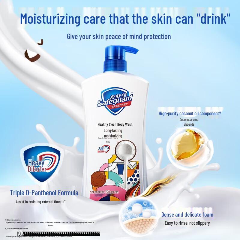 Safeguard Очищающий и увлажняющий гель для душа