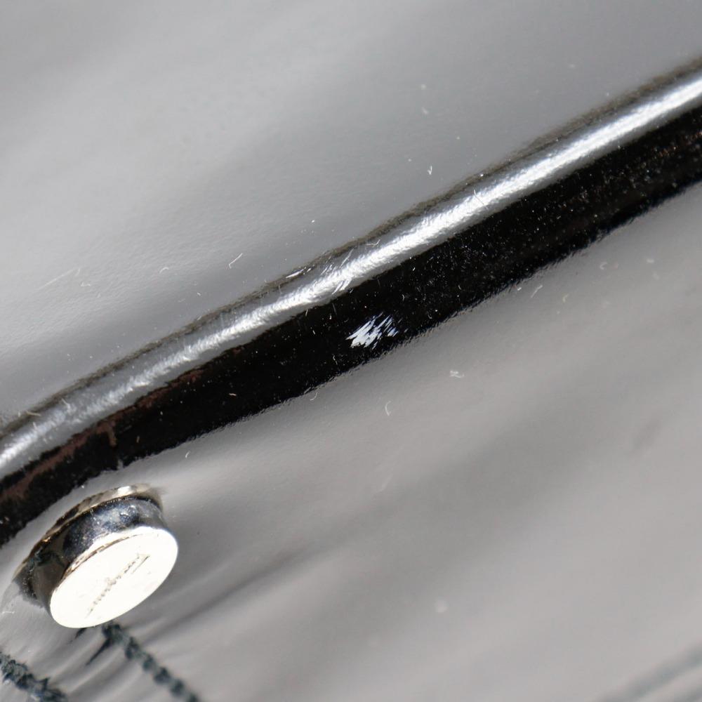 Salvatore Ferragamo Vala Handbag Black Patent Leather Women Used