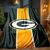 Green Bay Packers Logo Decke Outdoor Flanelldecke für Camping, Wandern, Gartenpartys, Picknick-Zubehör, Geschenk für Familie und Freunde