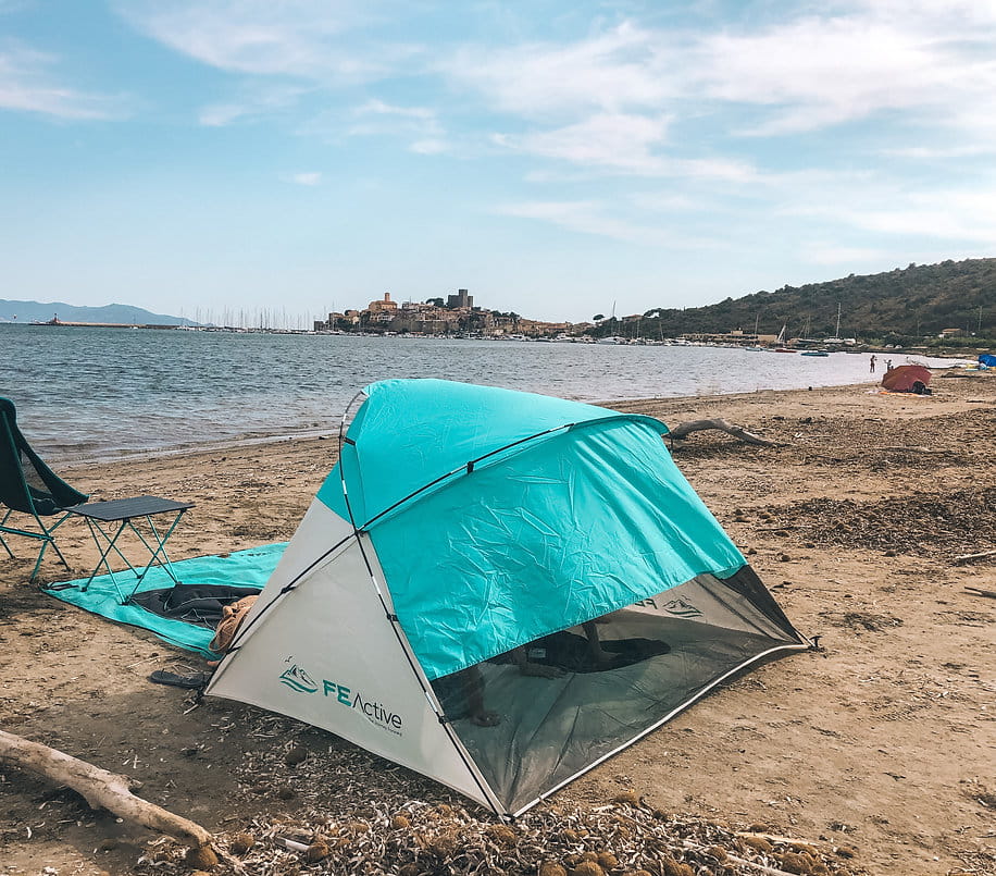 Large shade beach tent