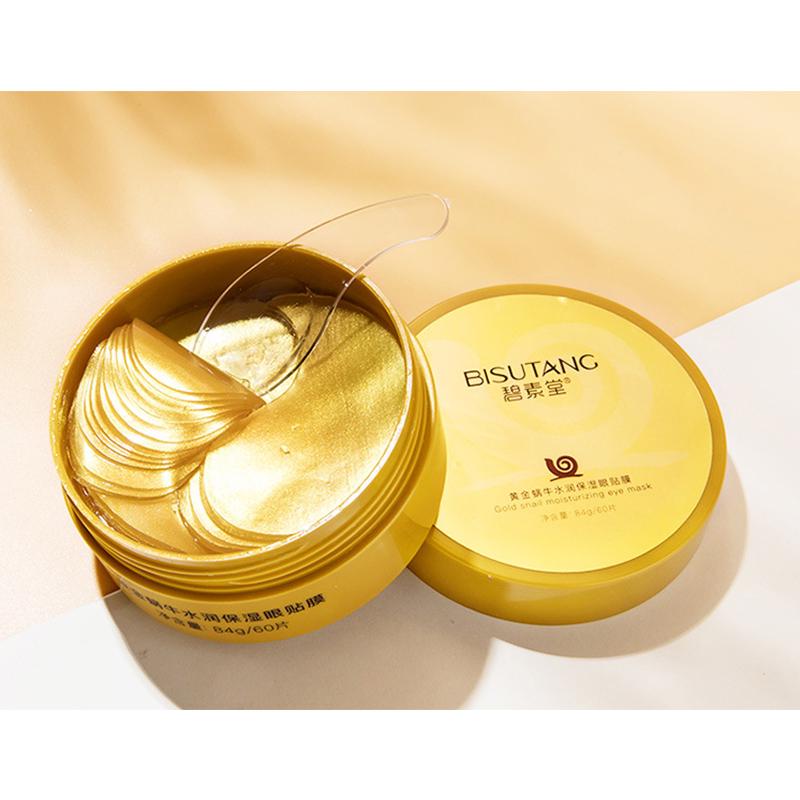Golden Snail Hydrating Eye Mask 60pcs Hydrating Moisturizing Eye Mask Refreshing Skin Care