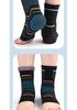 1Pc 3D Knit Elastic Jersey Fabric Ankle Support Compression Sleeve for Outdoor Mountaineering Fitness Sports Stabilization