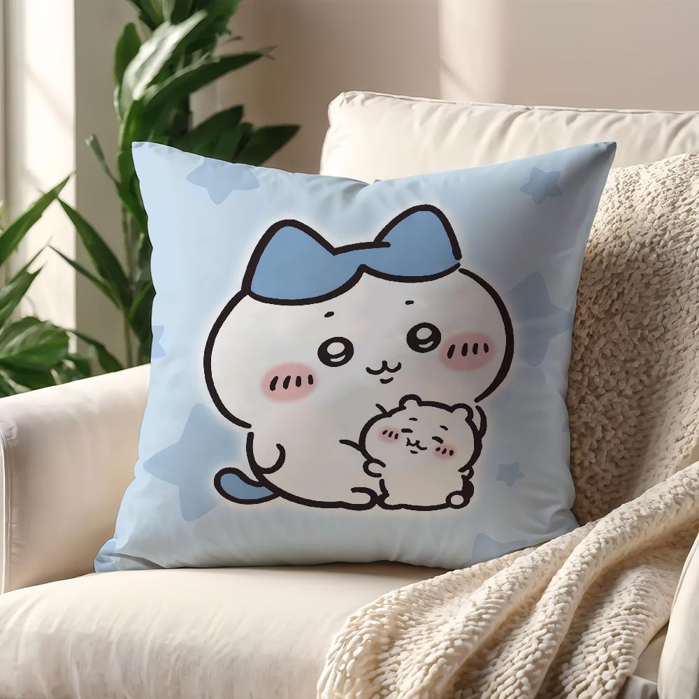 Cute CChiikawaS cushion cover For Pillow Printing Sofa Decoration Home Car Room Coffee Shop Office Nordic Simplicity