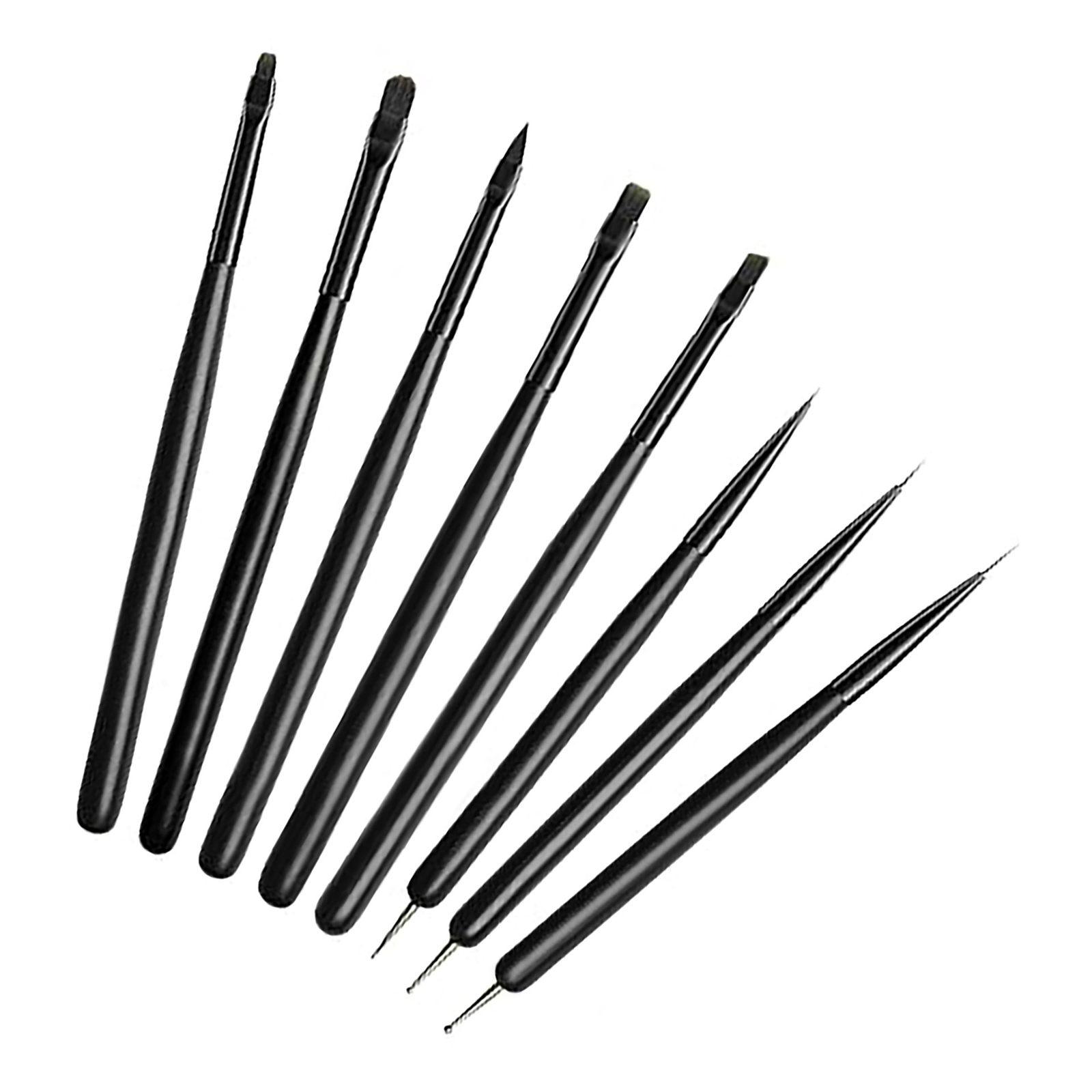 

8x/Set Наборы для дизайна ногтей Набор кистей для дизайна ногтей Кисть для рисования маникюра Кисть для подводки ногтей Кисти для рисования ногтей