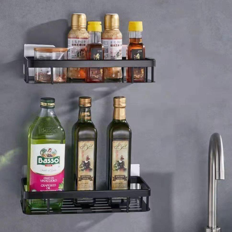 Bathroom Shelf Wall Mounted Corner Storage Shelves Shampoo Holder Cosmetic Rack Shower Drain Basket Bathroom Organizer