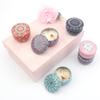 Cross-border Mixed Wax Dried Flower Aromatherapy Candle Cup Shape Color Box Packaging Wedding Birthday Gift