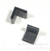 Sealed Rubber Angle Iron Foot Cover: Blue & Black Protection Pad