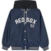 New MLB Boston Red Sox Jackets Coats Unisex Navy Blue 3AJPV0451-43NYS