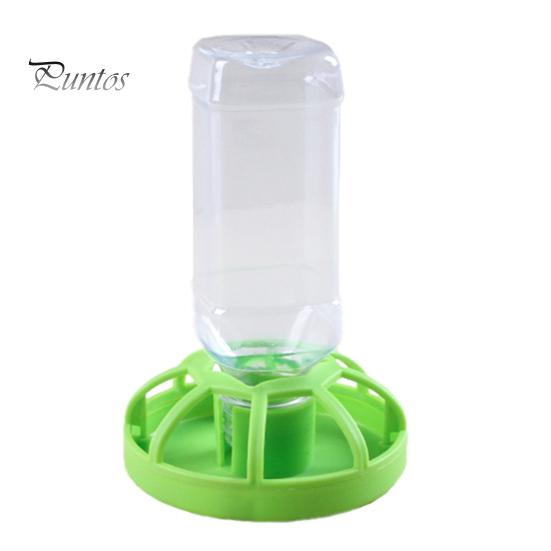 Refillable Chick Waterer Feeder Quail And Anti-Dump Water Dispenser Chicken Coop for Ducks Turkeys Baby Chicks Base