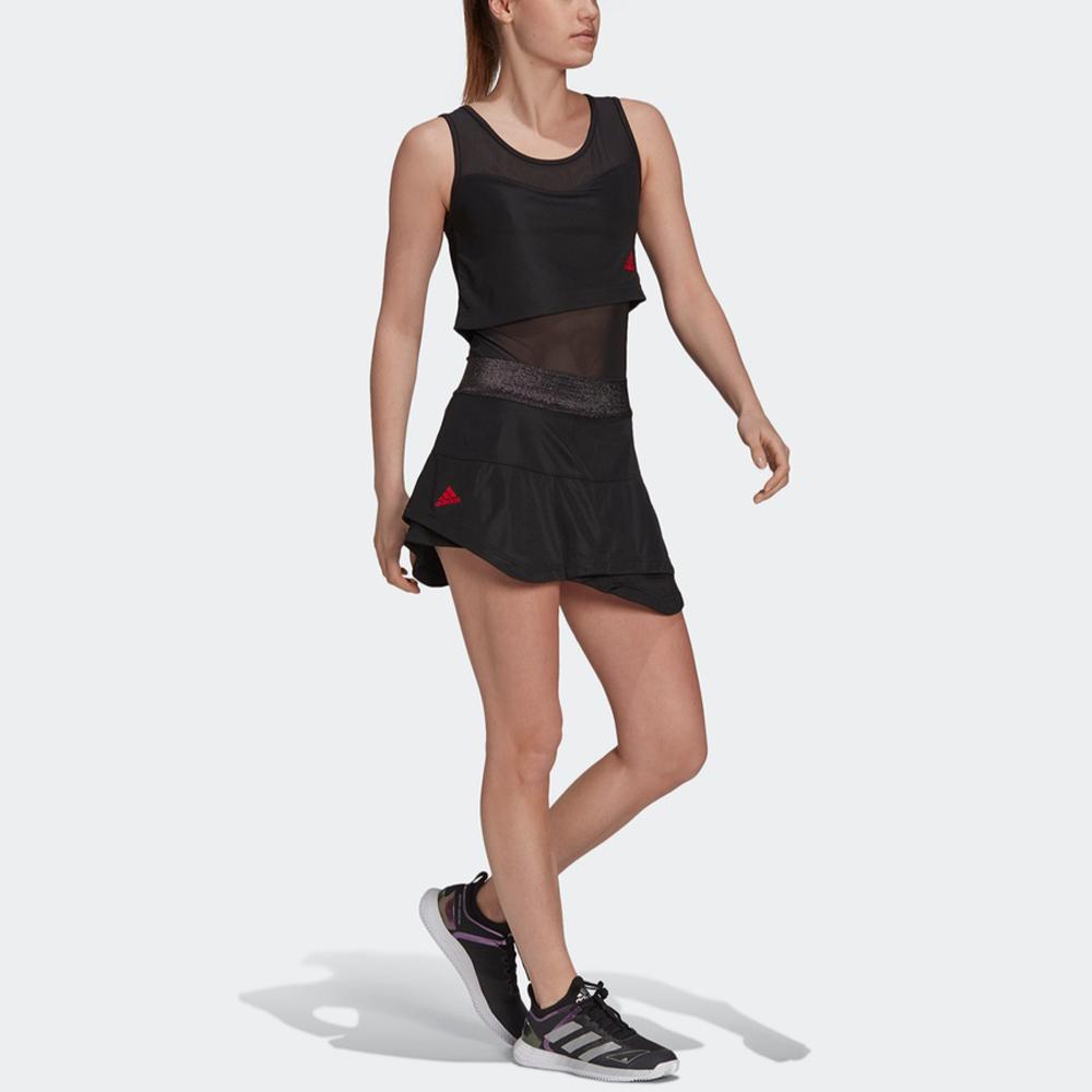 Adidas Match Skirt Pb D Tennis Comfortable Fashion Sports Casual Skirt Women Skirts Black GP7845