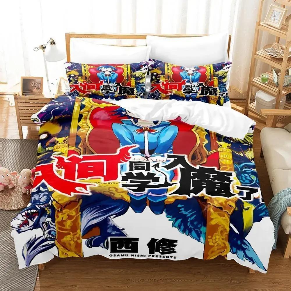 Welcome to Demon School! Iruma-kun Bedding Set Single Twin Full Queen King Size Bed Set Adult Kid Bedroom Home Duvet cover Sets