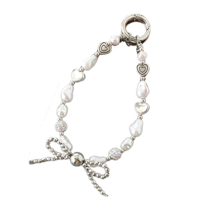 Style Phone Attachment Elegant Phone Pendant Modern Wristband Special Mobile Phone Beaded Pendant for Girl Student