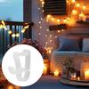 200-20Pcs Christmas Light Clips Plastic S-Clips for String Lights and Rope Lamps Mini Christmas Wreath Yard Decorative Clamp