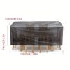 Garden Patio Furniture Protective Cover UV Protection Dust Cover for All Seasons Chair Sofa Table Cover
