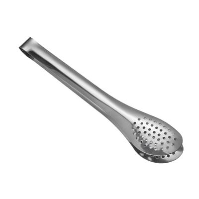 Kitchen Food Tong 9 Inch Stainless Steel Multifunctional Serving Tong with Filter Hole for Home Restaurant