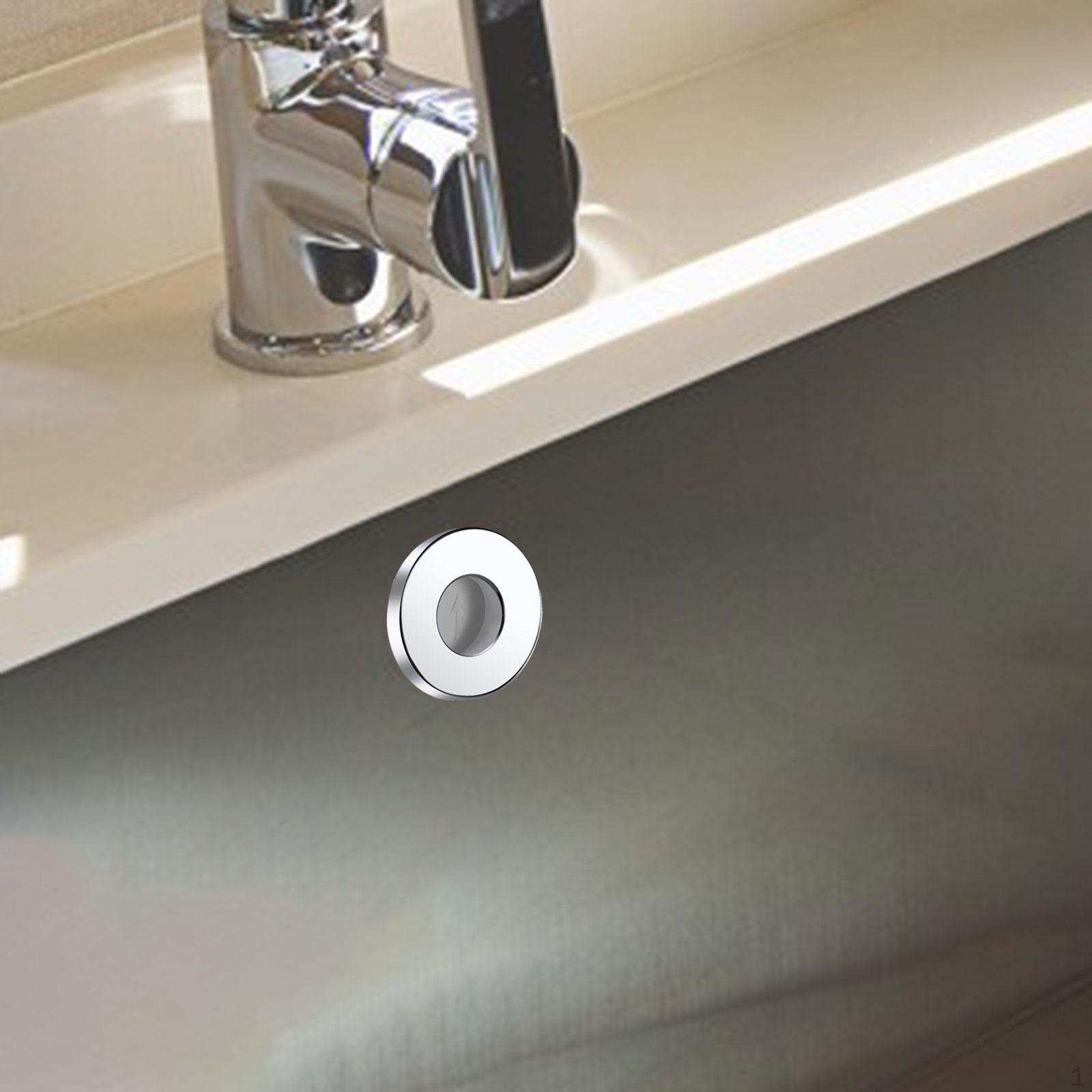 

Кольцо для крышки перелива раковины в ванной комнате. Простая установка. Универсальная сменная раковина. серебряный