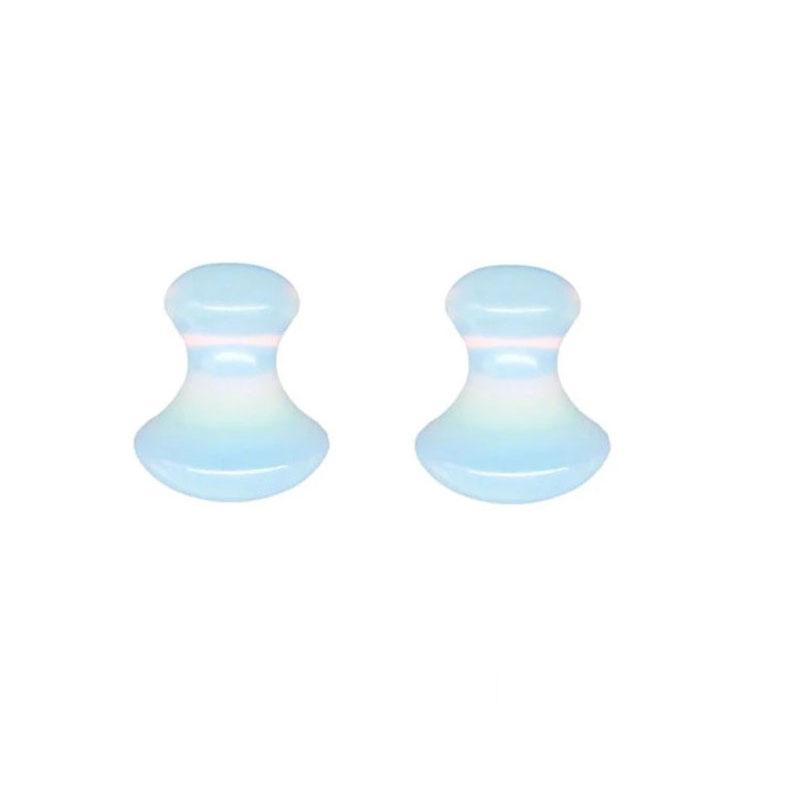 

2/3/5PCs Natural Jade Mushroom Shape Massage Tool Rose Quartz Jade Stone Gua Sha Facial Eye Neck Skin Scraper SPA Relax Tools
