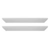 Melamine Shelves, 2 Piece, Wooden Cabinet Shelves Cut to Size for Closet System, Replacement Cabinet Shelf, Versatile Use Wardrobe Board for Closets,