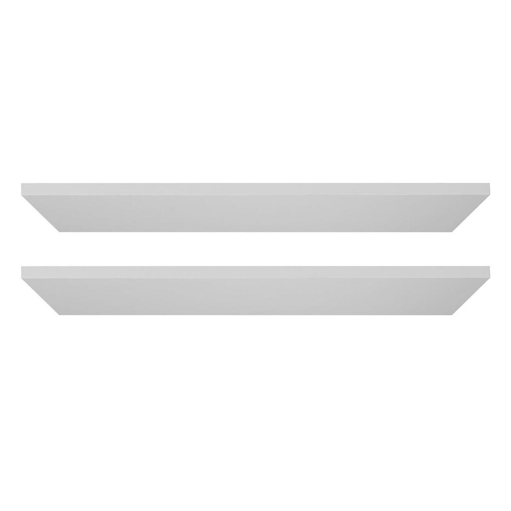 Melamine Shelves, 2 Piece, Wooden Cabinet Shelves Cut to Size for Closet System, Replacement Cabinet Shelf, Versatile Use Wardrobe Board for Closets,