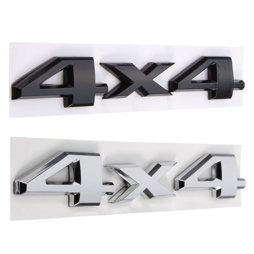 ABS Black 4X4 Logo For SUV Truck Auto Accessories Car Sticker Auto Decals Car-styling Emblem Badge