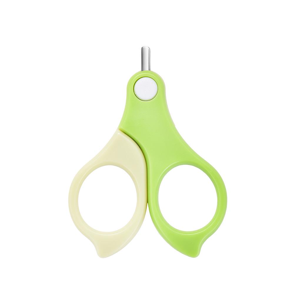 Portable Baby Nail Care Set: Includes Nail Clippers and Small Scissors for Newborns and Children