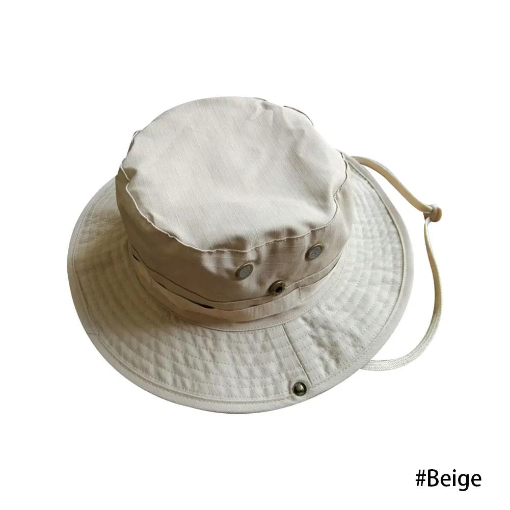 Men Hunting Hiking Outdoor Camo Sun Caps Camouflage Hat Tactical Bucket Hats Panama Summer Cap