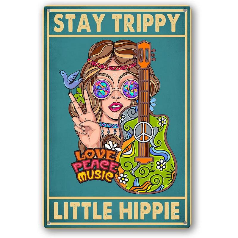 Vintage MetL Tin Signs Funny In A World Full of Roses Be A Sunflower Poster Tin Signs  Decoration for Home Cafe Bars Wall Decor