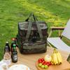 Camouflage Insulated Cooler Bag 19L Large Capacity Outdoor Picnic Tote Thermal Lunch Bag for Camping