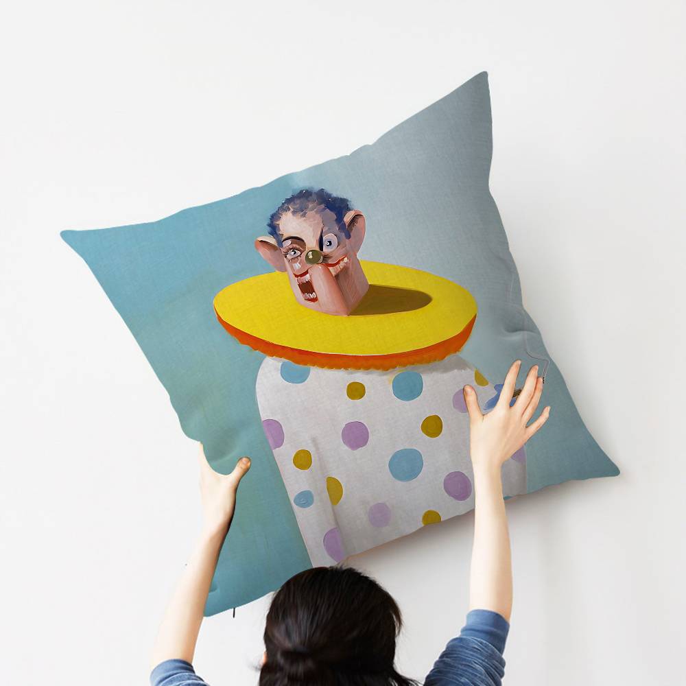 G-George C-Condo Art Cushion Cover Polyester Sofa Cushions Decorative Throw Pillows Home Decoration Pillowcover