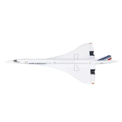 Alloy Air France Concorde Airplane Model with Display Stand Diecast Airplane Passenger Plane Model Toy for Girls and Boys 1400