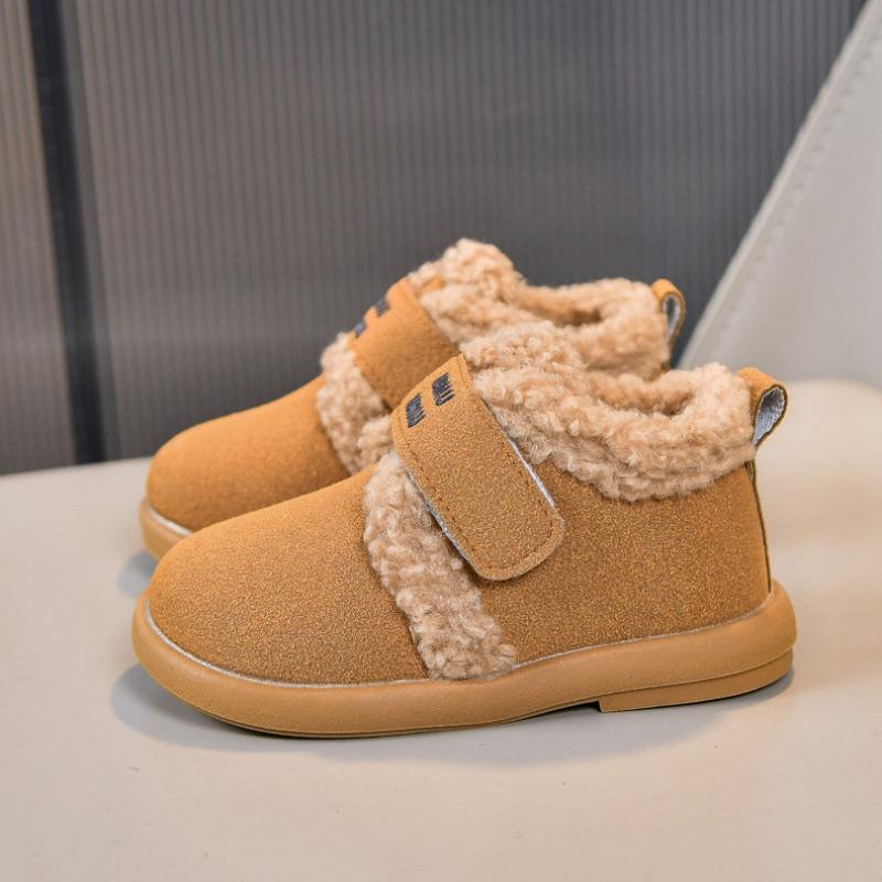 Children's Fleece-Lined Board Shoes | Fashionable Winter Boots for Boys & Girls Casual Kids Shoes Comfortable Walking Shoes