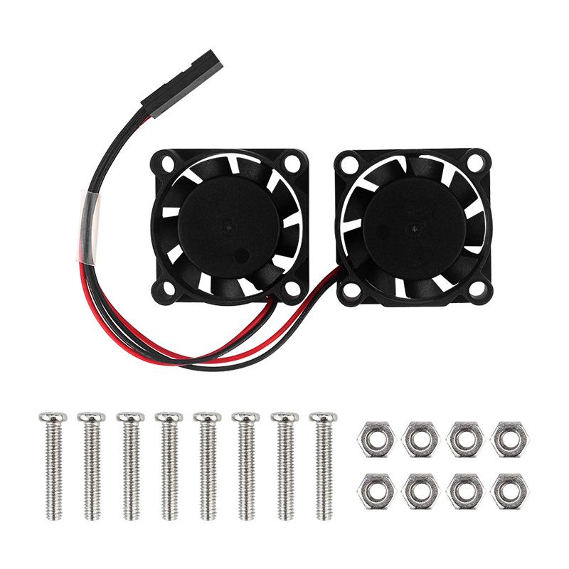 Mini Cooling Fan with Screws for Raspberry Pi/Orange Pi, 5V/3V, 30x30x7mm