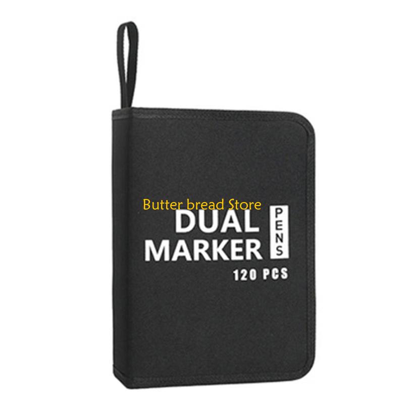 W89C 60/72/100/120 Fächer Buntstift-Etui Hohe Kapazität Stifteetui Große Kapazität Zeichenstift-Etui Organizer-Tasche für Marker