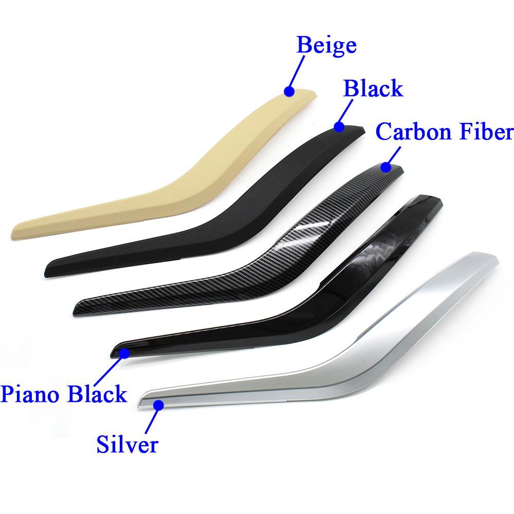 Silver Black Beige Left Right Car Interior Door Handle Outer Cover Trim Replacement For BMW X1 E84 2010 2011 2012 2013 2014