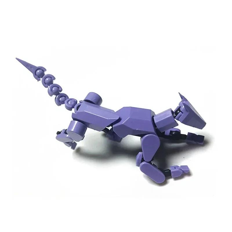 Multi-Jointed Movable Shapeshift Robot 3D Printed Mannequin Character and Dog Figures Toys Parent-children Game For Kids Gifts