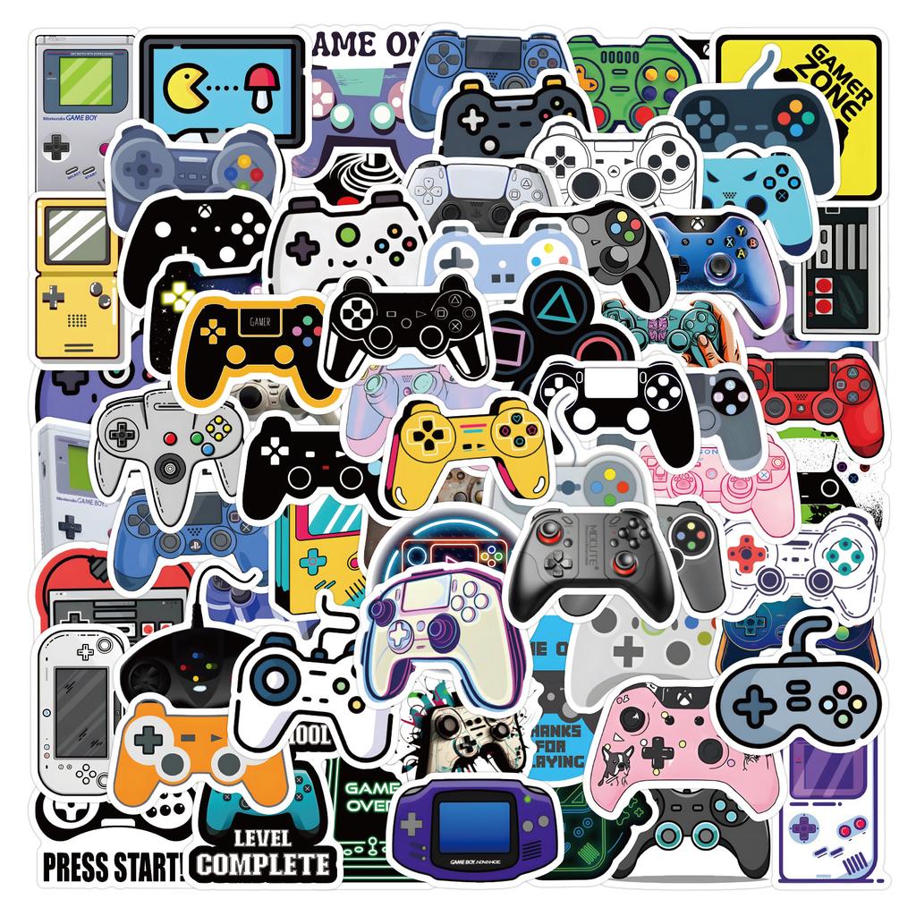 120 Colorful Gamepad Graffiti Stickers Suitcase Laptop DIY Waterproof Tide Patty Stickers