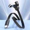 Small 90Degree USB Type C To USB2.0 Cable 65W Fast Charging &480Mbps Data Sync USB Type C Charger Fast Charging Cable
