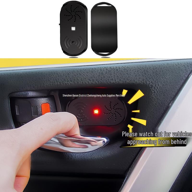 Smart LED Car Door Anti-Collision Warning & Voice Prompter Light