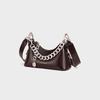 Bag Women's 2025 New Summer Leather Women's Bag Crossbody Underarm Bag Chain Premium Shoulder Bag Luggage