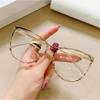 Fashion Women Reading Anti Blue Light Glasses Clear Cat Eye TR90 Prescription Female Glasses Astigmatism