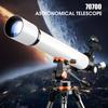 Telescope Large Aperture High Clarity Multipurpose 70/700mm Astronomical Monocular Telescope with Tripod