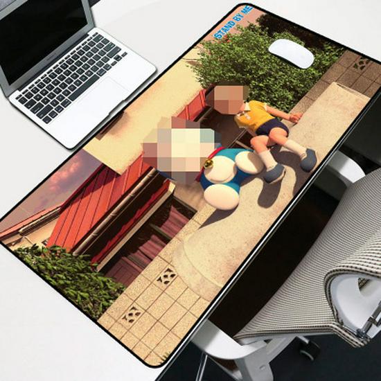 LOL Chicken Eating Gaming Mouse Pad with Shortcut Keys - Large Desk Pad for Office or Internet Cafe, Customizable Gift