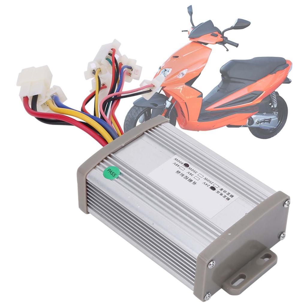 24V 800W Brush Motor Controller Accessory for Electric Bicycle E Bike Tricycle Eight Wires